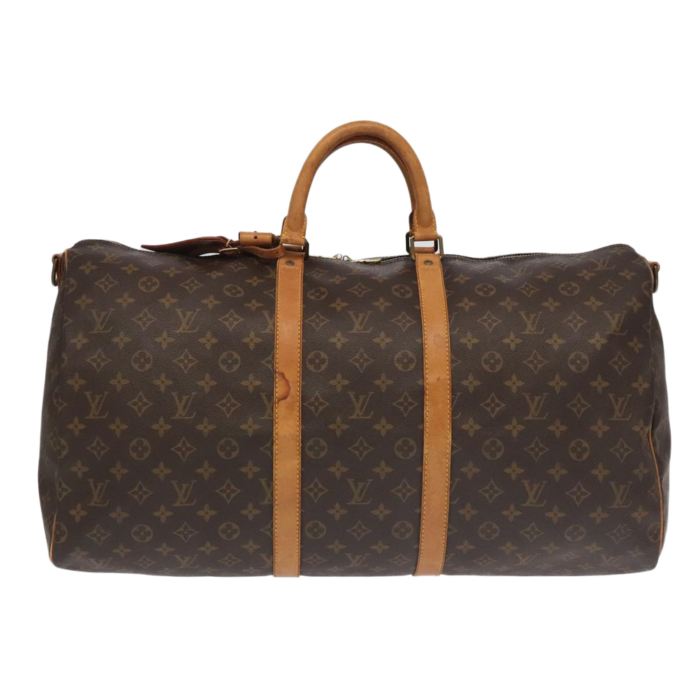 LOUIS VUITTON Monogram Keepall Bandouliere 55 Boston Bag M41414 LV Auth 95812 - Picture 13 of 16